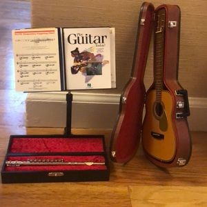 American Girl Doll Instruments and Music Stand